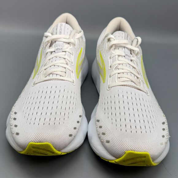 Brooks Glycerin 20 Men\'s 13 White Athletic Running Sneakers Lace-Up Low Top main image 6